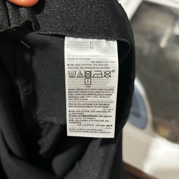 Old Navy Womens Large Wide Leg Pant High Rise Stretch Comforty‎ Black - Picture 13 of 16